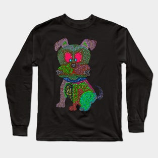 Psychedelic Puppy Long Sleeve T-Shirt